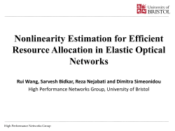 Nonlinearity Estimation for Efficient Resource Allocation in Elastic