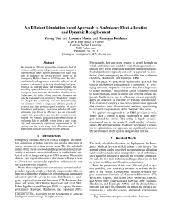 An Efficient Simulation-based Approach to Ambulance
