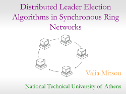 Distributed Leader Election Algorithms in