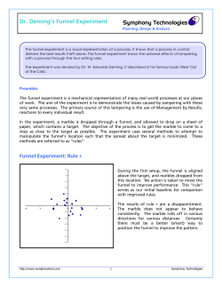 Dr. Deming`s Funnel Experiment