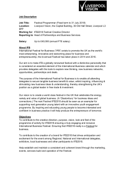 Job Description - Liverpool Vision