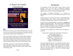 Introduction - St. Theresa Parish