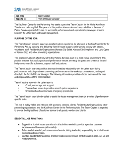 Job Title Team Captain Reports to