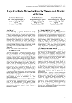 Cognitive Radio Networks Security Threats and Attacks: A Review