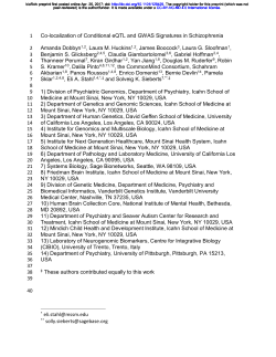Co-localization of Conditional eQTL and GWAS Signatures