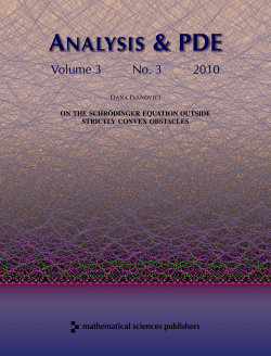 On the Schr&ouml;dinger equation outsidestrictly convex obstacles