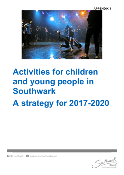 Services for children and young people strategy