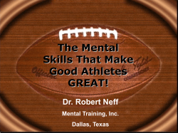 The Mental Skills That Make Good Athletes GREAT