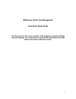 Use the final exam study question guide