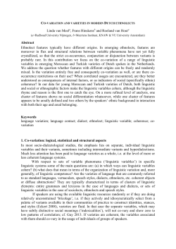 Ethnolectal variation in the realization of /ij/ by Dutch youngsters