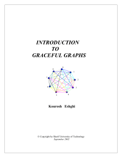 INTRODUCTION TO GRACEFUL GRAPHS
