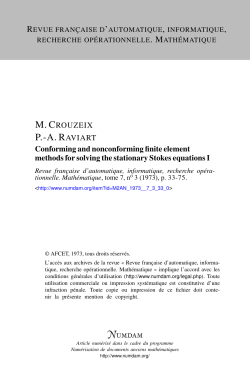Conforming and nonconforming finite element methods for solving
