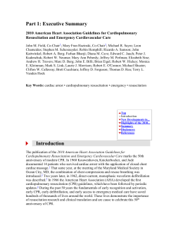 Part 1: Executive Summary