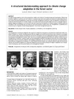 A structured decision-making approach to climate change