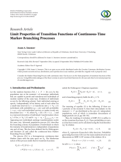 Limit Properties of Transition Functions of Continuous
