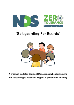 Human Rights and Safeguarding: your role as a board member