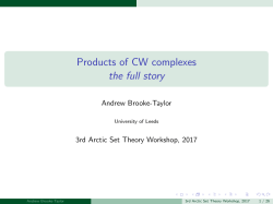 Products of CW complexes the full story