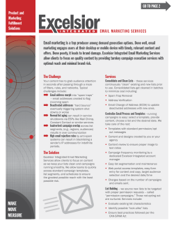 MAKE MOVE MEASURE - Excelsior Integrated