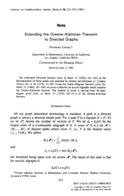 Note Extending the Greene-Kleitman Theorem to Directed Graphs