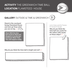 activity the greenwich time ball location flamsteed house