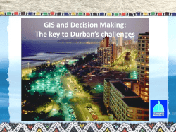Buddys GIS Presentation for SAPI 2012