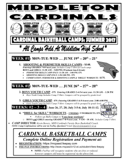 CARDINAL BASKETBALL CAMPS