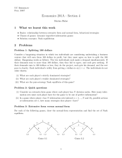 Economics 201A