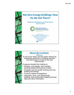 Net-Zero Energy Buildings: How Do We Get There?