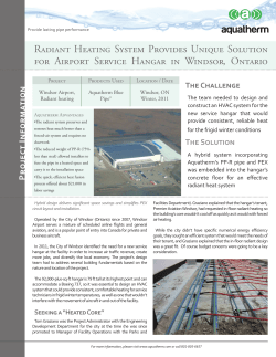 Radiant Heating System Provides Unique Solution for