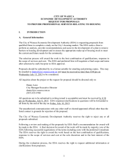 CITY OF WASECA ECONOMIC DEVELOPMENT AUTHORITY