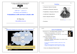 Outline Joint Probability