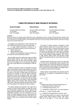 ANNUAL University of Mining and Geology &ldquo;St. Ivan Rilski&rdquo;, vol. 44