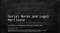 Social Norms and Legal Marijuana
