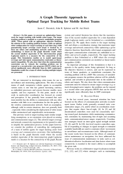 A Graph Theoretic Approach to Optimal Target Tracking
