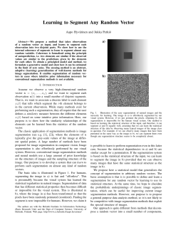 Learning to Segment Any Random Vector