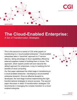The Cloud-Enabled Enterprise