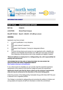 job description - North West Regional College