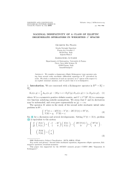 Maximal dissipativity of class of elliptic degenerate operators in