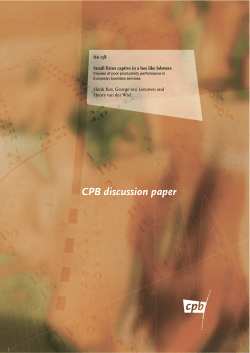 Small firms captive in a box like lobsters : Causes of poor