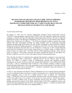 Do Not Pass Go, Do Not Collect $200: FinCEN
