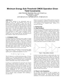 Final Paper (to be finished next semester)