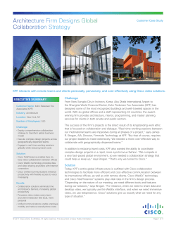 Architecture Firm Designs Global Collaboration Strategy
