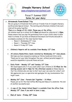 Here - Steeple Nursery School