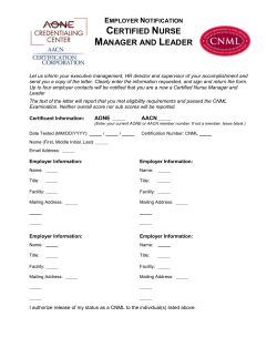 Let us inform your employer of your accomplishment and send you a