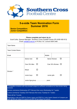 team-nomination-form-2 - Southern Cross Football Centre