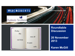 MacRoberts LLP - Dyslexia Scotland