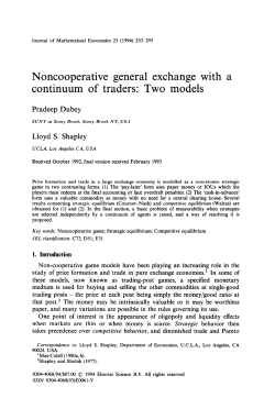 Noncooperative general exchange with a continuum of traders: Two