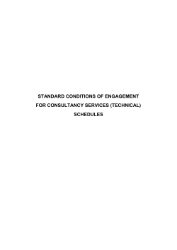 COE1 Schedule A and B - Construction Procurement Reform