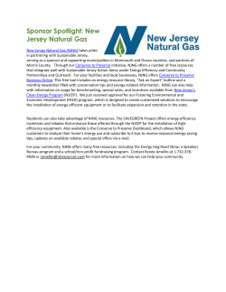 New Jersey Natural Gas (NJNG) takes pride in partnering with