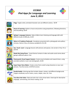 iPad Apps June 2015